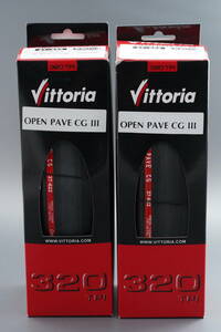 Vittoria Open Pave CG Ⅲ オープンクリンチャーロードタイヤ 700X27C　　2本　未使用