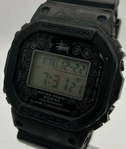 CASIO カシオ G-SHOCK DW-5000ST STUSSY ストゥーシーコラボ デジタル スクエア ブラック 本体のみ