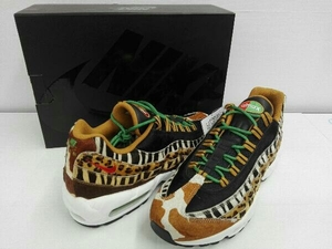 【美品】 NIKE ナイキ AIR MAX 95 DLX スニーカー AQ0929-200 ATMOS ANIMAL 28cm 箱有り 替えシューレース有り