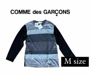 COMME des GARONS GANRYU コムデギャルソン ガンリュウ トップス グレー メンズ Mサイズ ロンT 長袖Tシャツ 長袖 刺繍 未使用品 タグ付き