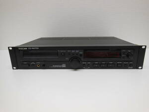 音響祭 タスカム CDレコーダー CD-RW750 現状品 通電OK ※メンテナンス必須 TASCAM 業務用 2005年製 ジャンク 部品取り等に