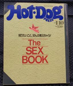 【 HOT・DOG PRESS 1987年 1月10日号 No.159 】 講談社 渡瀬ミク