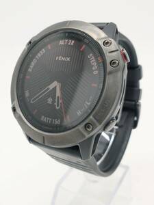 GARMIN ガーミン 010-02157-43 充電式 腕時計 フェニックス6X FENIX ブラック GPS スマートウォッチ メンズ 箱付き