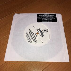 CALUSARI × MENACE OF ASSASSINZ SPLIT EP ハードコア hardcore 7インチ アナログ レコード スプリット ミスプレス盤 M.O.A 非売品