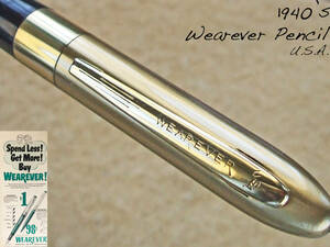 ◆レア美品◆1940年代製 ウィエヴァー ペンシル USA◆ 1940’s Wearever Pencil U.S.A.◆