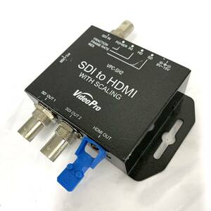 現状品 コンセント無し VideoPro SDI to HDMI コンバーター VPC-SH2 ビデオプロ/VideoPro SDI to HDMI本体 のみ 通電ok カ15