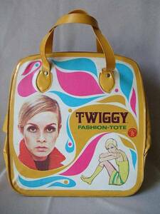 当時物 Twiggy ツイッギー FASHION-TOTE マテル社製 　1967年　アメリカ製　 ビンテージ　中古品 