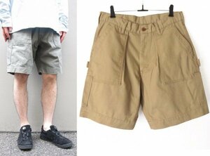 定価2.5万 ブルーナボイン ローレグ ショートパンツ 1 ベージュ ショーツ ハーフパンツ ペインター ※レターパック可