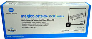 Konica Minolta magicolor 2400/2500 Black Toner コニカミノルタ アメリカモデル ブラックトナー