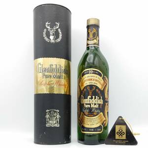 【全国送料無料】特級 Glenfiddich over 10years old Pure Malt Scotch Whisky　43度 760ml【グレンフィディック 10年】