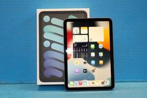 美品 ■Apple■ iPad mini 8.3インチ 第6世代 Wi-Fi 64GB 2021年秋モデル [スペースグレイ] MK7M3J/A / 外箱、AC、ケーブル付属