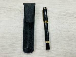 【希少/付属品】綺麗品 Waterman IDEAL ウォーターマン 万年筆 18K 750 刻印有 格子柄 フランス製 筆記用具 文房具