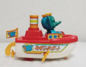 ★　旧家からの初だし　みずふきボート　MADE IN JAPAN 昭和40~50年頃の玩具(箱付き)　象　船　★　ポンポン船　車　ネジ　ゼンマイ　