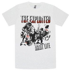THE EXPLOITED エクスプロイテッド Army Life Tシャツ Sサイズ オフィシャル
