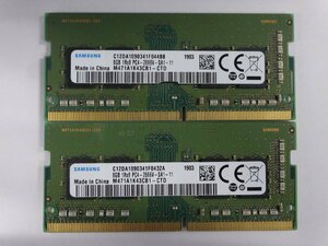 DDR4メモリ SAMSUNG PC4-21300(2666V) 8GB×2枚 計16GB 送料無料 Z0307