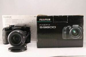 ★訳あり品★フジフィルム FUJIFILM FinePix S9800 ブラック★シャッター・ストロボOK 元箱付★89880