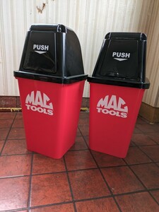 《数量限定》mactools マックツール スクエア型ダストボックス45Ｌ２個セット ゴミ箱 アメリカン雑貨 インテリア雑貨