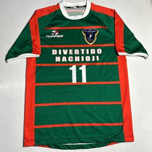 DIVERTIDO八王子 ディベル 支給 着用 トッパー topper フットサル ユニフォーム