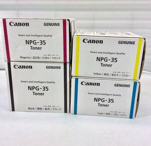  Canon NPG-35 トナー未開封 ４色セット 　 Black,Yellow,Cyan,Magenta 