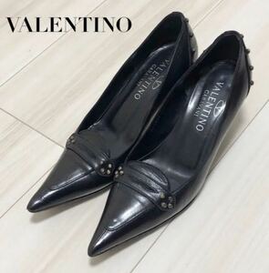 ★VALENTINO GARAVANI 靴 パンプス ハイヒール 36 1/2 即決★