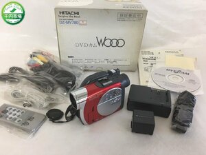 【D-1712】HITACHI　日立 デジタル　ビデオカメラ　DZ-MV780　付属品有り　現状品【千円市場】