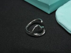 ■新品■未使用■ TIFFANY＆Co ティファニー エルサペレッティ オープンハート SV925 リング 指輪 アクセサリー 約8号 シルバー系 AV8971