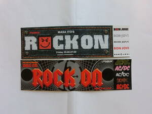 ステッカー　FM802　ROCK ON　2枚セット_a