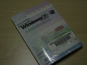 Windows 98 Thai タイ語 新品未開封品