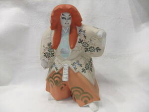 無形文化財保持者 小島　一義作 歌舞伎人形　焼物人形　歌舞伎人形　陶器人形