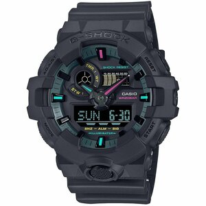 即決あり【G-SHOCK Multi Fluorescent color 蛍光色デザインビッグケース アナデジ 反転液晶メンズ 腕時計】GA-700MF-1AJF　新品