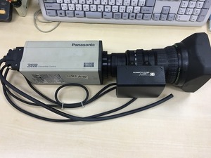 Tパナソニック 3CCDコンバーチブルカメラAW-E800P+レンズFUJINON　AW-LZ17MD9　セット売り！