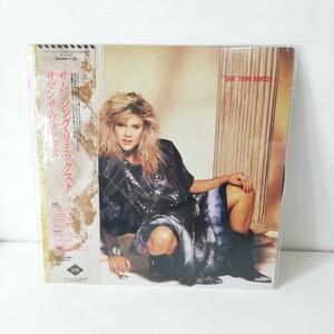 帯付LP レコード SAMANTHA FOX / SAM THING REMIXED サマンサ・フォックス サムシング・リミックスト (ALI-22005) 87年日本盤