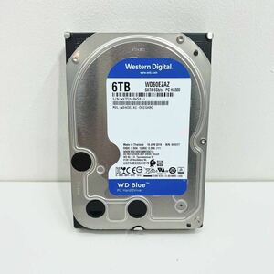 ◎中古美品◎Western Digital/ウエスタンデジタル 3.5インチ SATA HDD ハードディスク WD60EZAZ 6TB ①