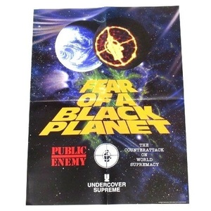 18SS Supreme x UNDERCOVER Poster アンダーカバー ポスター Public Enemy Fear Of A Black Planet パブリックエネミー