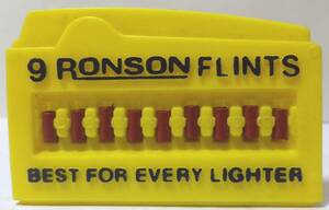 70年代　RONSON FLINT 9Flint 未使用パッケージ レア!
