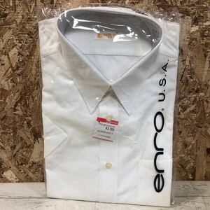 タグ付き　未使用品　ワイシャツ　ENRO その2 半袖シャツ　Yシャツ　ホワイト　白　半袖　佐川急便対応のみ