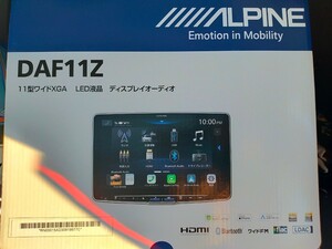 在庫有 即納 アルパイン ALPINE 希少 レア DAF11Z ディスプオーディオ Wireless CarPlay Android Auto 11型 11インチ HDMI HD液晶 ハイレゾ