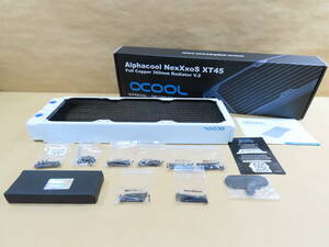 Alphacool PC冷却ラジエーター　NexXxoS XT45 V.2　ホワイト　12㎝FANx3用　未使用