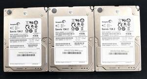 3台セット Seagate ST9146852SS 146G SAS 6Gb/s 15,000rpm 2.5インチ 初期化済 中古動作品 (管:PA03