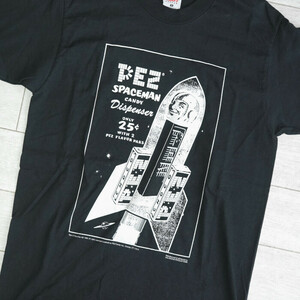 ★美品 古着 90sビンテージ USA製 PEZ spaceman ペッツ スペースマン Tシャツ M★