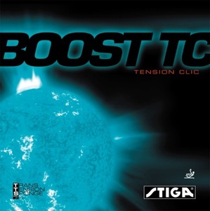 [卓球]BOOST TC(ブーストTC) 黒・特厚 STIGA(スティガ)