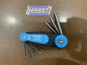 HAZET（ハゼット） トルクス・キーセット　折りたたみ式トルクスレンチ　トルクスレンチ　2115/8KH　【セール価格】