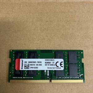 K135 Kingston ノートPCメモリ 16GB KVR26S19D8 1枚