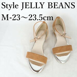 MK2140*Style JELLY BEANS*スタイル ジェリービーンズ*レディースサンダル*M-23〜23.5cm*茶