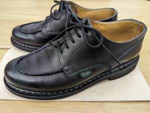 【美品】Paraboot CHAMBORD/ パラブーツ シャンボード UK7.5 （26.5cm）ブラック/黒