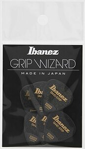 Ibanez 滑り止め素材を使用したピック Grip Wizard Series Sand Grip Pick PA16MSG-BK