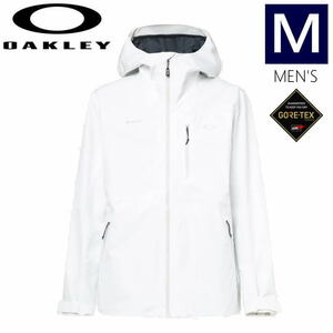 ● OAKLEY UNBOUND GORE-TEX SHELL JKT WHITE Mサイズ メンズ スノーボード スキー ジャケット 23-24 日本正規品