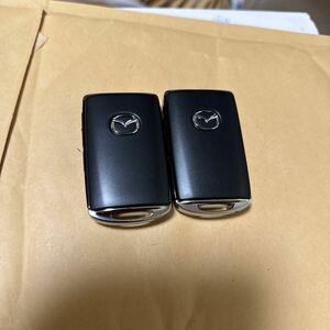 未使用保管品他☆送料無料☆新型マツダ　3ボタン スマートキー　マツダ純正スマートキー　CX5 CX8 CX-30 等々　2個セット　　3