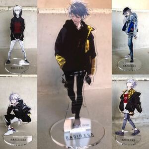 RADIOEVA アクリルスタンド　渚カヲル　5点セット 新品　エヴァンゲリオンアクリルスタンド