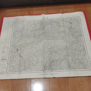 新見　昭和8年　岡山県新見市　古地図　大日本帝国陸地測量部　戦前明治大正古書和書古本　　NQ